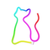 Neon LED RGB CAT FLRN03 + RC Forever Light