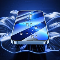 HOCO rūdītais stikls HD 5D Guardian vairogs (komplekts 10in1) - iPhone 13 / 13 Pro / 14 / 16e melns (G14)