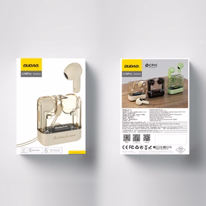 Dudao U18Pro Bluetooth 5.3 TWS bezvadu austiņas - bēšas