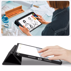 Tech-Protect SmartCase pildspalvas apvalks planšetei Lenovo Idea Tab 11.0 TB-336 - melns (m)