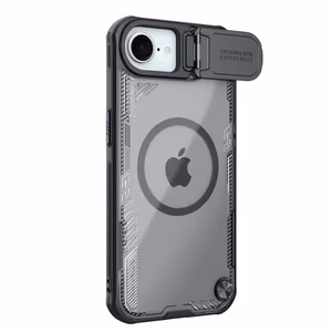 Nillkin Iceblade Prop magnētiskais viedtālruņa apvalks ar lēcas vāciņu un statīvu iPhone 16e - melns