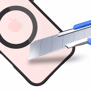 3mk Satin Armor MagCase ar MagSafe iPhone 16 Plus - caurspīdīgs ar melnu rāmi