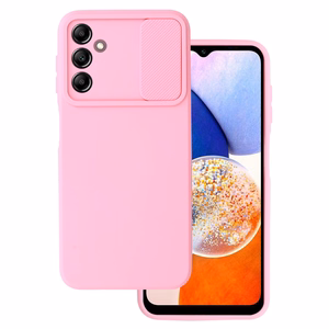 Camshield Soft viedtālruņa apvalks Samsung Galaxy A14 4G/5G - gaiši rozā