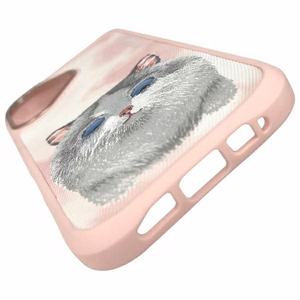 Nimmy Big Eyed Pet 2.0 Viedtālruņa apvalks priekš iPhone 16 - rozā