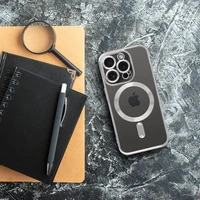 ELECTRO MAG COVER magnētiskais viedtālruņa apvalks, savietojams ar MagSafe, XIAOMI Redmi 15 4G / 5G (171,1 mm), titāna