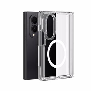 Ar MagSafe saderīgs DUX DUCIS CLIN MAG maciņš SAMSUNG Z Fold 8 Wide, caurspīdīgs