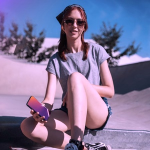 3mk Rainbow Privacy aizsargstikls Apple iPhone 15 Plus