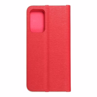 LUNA Book Gold viedtālruņa apvalks SAMSUNG A52 5G / A52 LTE (4G) / A52s 5G sarkans