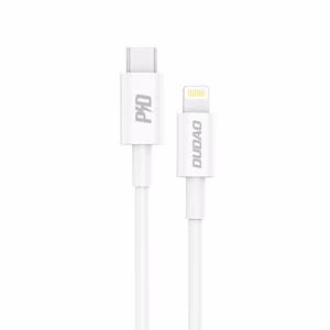 Dudao L6X Кабель USB-C - Lightning PD 20W 1m - белый