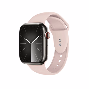 Crong Liquid siksniņa Apple Watch 38 / 40 / 41 / 42 mm, smilšu rozā