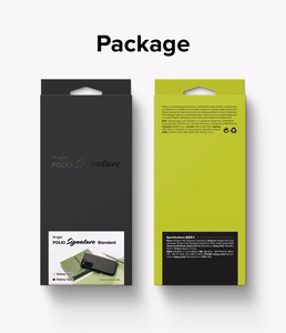 Ringke Folio Signature atverams ādas apvalks Samsung Galaxy S22 + (S22 Plus) melns (FSS118R262)