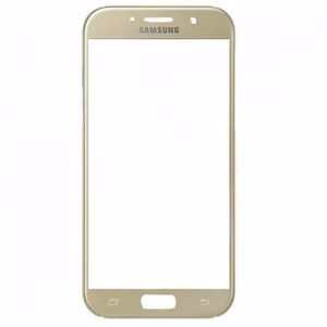 Ārējais ekrāna stikls priekš Samsung A320 A3 2017, zeltains, HQ