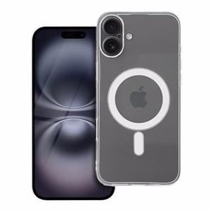 Caurspīdīgs viedtālruņa apvalks 2 mm IPHONE 16 Plus saderīgs ar Magnētisko (kameras aizsardzība) caurspīdīgs