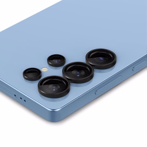 Spigen Optik Pro GLAS.TR EZ FIT 2-gab. Kameras vāks Samsung Galaxy S25 Ultra - melns
