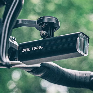 Rockbros RHL1500 priekšējais velosipēda lukturis 5000mAh 1500lm IPX6 - melns