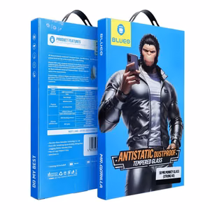 5D Mr. Monkey stikls - Samsung Galaxy A35 / A55 / S25 FE melns (Strong Lite)