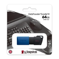 Kingston zibatmiņa DataTraveler Exodia M DTXM 64GB zils