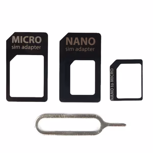 Nano SIM и Micro SIM набор адаптеров карты