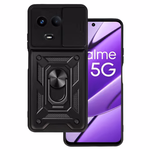 Slaida kameras bruņu apvalks Realme 11 5G Melns