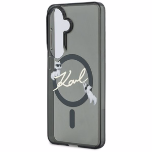 Karl Lagerfeld maciņš IML KC Script MagSafe priekš Samsung Galaxy S26 melns
