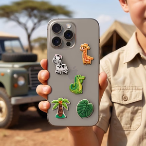 3D uzlīme Džungļi 5pcs komplekts