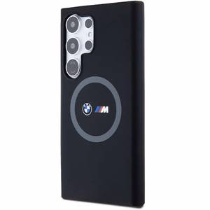 BMW M Silicone Printed Ring MagSafe чехол для Samsung Galaxy S24 Ultra - чёрный