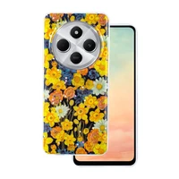 Glow Glam viedtālruņa apvalks Xiaomi Redmi Note 14 Pro 5G (Global) / Note 14 Pro Plus 5G (Global) oranžs