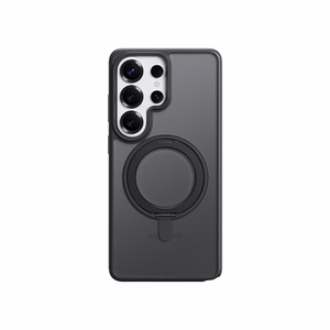 Rock Rotating Stand Soft Touch Series magnētiskais priekš Samsung Galaxy S26 melns