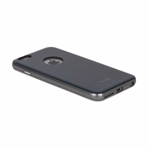 Moshi iGlaze Napa hibrīda vāciņš ar vegāniskās ādas aizmuguri iPhone 6s Plus / 6 Plus, “Midnight Blue” krāsā