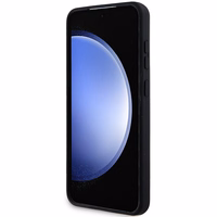 BMW M Silikona drukāts gredzens Magnētiskais viedtālruņa apvalks Samsung Galaxy S24+ - melns