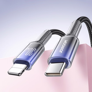 USB-C - Lightning kabelis Joyroom S-A42 30W 1.2m melns