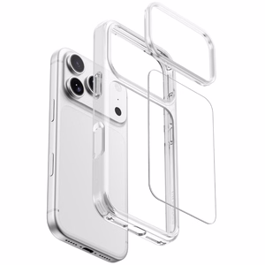 AmazingThing Minimal triecienizturīgs maciņš 3 objektīviem modelim iPhone 18 Pro Max – krāsa: caurspīdīga