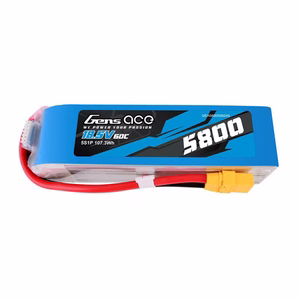 Gens Ace 5800 mAh 60C 18,5 V 5S1P LiPo akumulatoru komplekts ar XT90 savienotāju