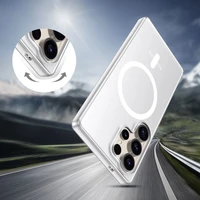 Tech-Protect MagSlim Magnētiskais viedtālruņa apvalks Samsung Galaxy S25 Ultra - Caurspīdīgs