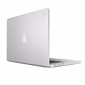 Speck SmartShell cietais vāciņš ierīcei MacBook Pro 16" (M5 / M4 / M3 / M2 / M1, 2026–2021), caurspīdīgs