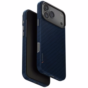 Чехол Uniq Keva EDGE Magclick с зарядкой для iPhone 17 Pro Max (синий)