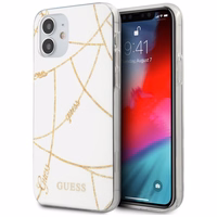 Viedtālruņa apvalks - iPhone 12 mini 5.4" - balts/balts ciets Saffiano