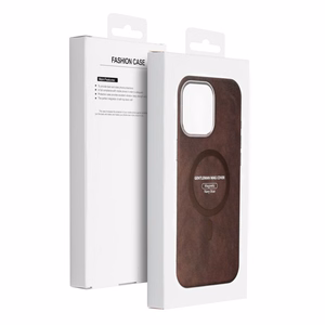 GENTLEMAN MAG COVER magnētiskais viedtālruņa apvalks, saderīgs ar MagSafe, paredzēts SAMSUNG S26 Pro, brūns