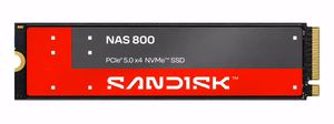 SanDisk NAS 800 SSD, 960 GB, M.2, PCIe 5.0, NVMe, 3D TLC NAND