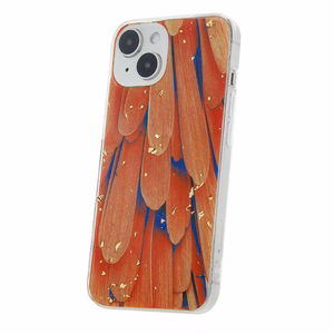 Gold Glam viedtālruņa apvalks iPhone 11 oranžs