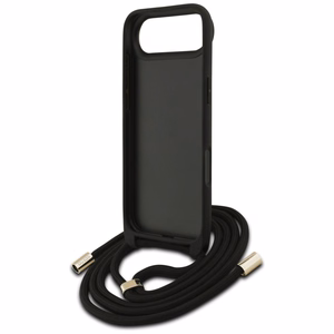Guess 4G Big Logo Cord Stap soma pāri plecam viedtālrunim iPhone 17 Air - brūns
