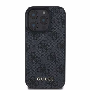 Guess 4G Classic viedtālruņa apvalks iPhone 16 Pro Max - melns