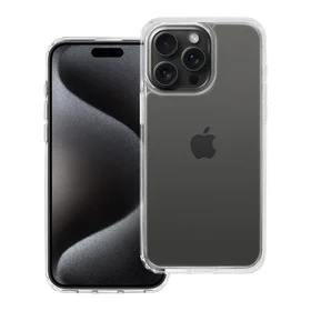 SUPER CLEAR HYBRID viedtālruņa apvalks IPHONE 15 Pro caurspīdīgs