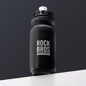 Rockbros 600 ml velosipēda pudele – melna