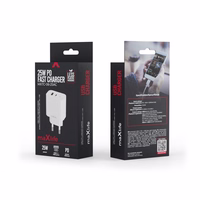 Maxlife MXTC-06-25AC PD QC lādētājs 1x USB-C 1x USB 25W balts
