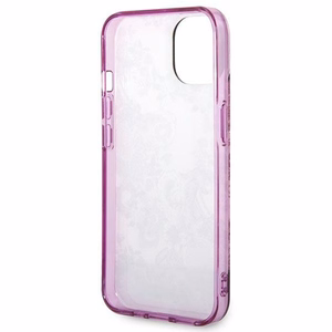 Guess GUHCP14MHGPLHF iPhone 14 Plus 6.7 "fuksija/fuksija cietais apvalks Porcelain Collection
