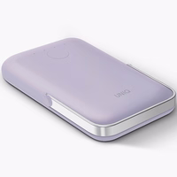 Magnētiskais portatīvais lādētājs Uniq Hoveo 5000mAh USB-C 20W PD (violets)