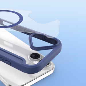 Dux Ducis Skin X Pro Viedtālruņa vāks ar MagSafe un maku - Zils
