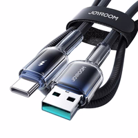 Joyroom USB-A - USB-C kabelis S-A42 3A 1.2m melns