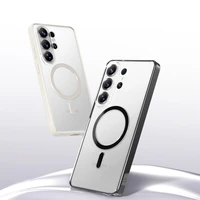 Rock Crystal Armor Series Magnetic Maciņš for Samsung Galaxy S26 Plus melns